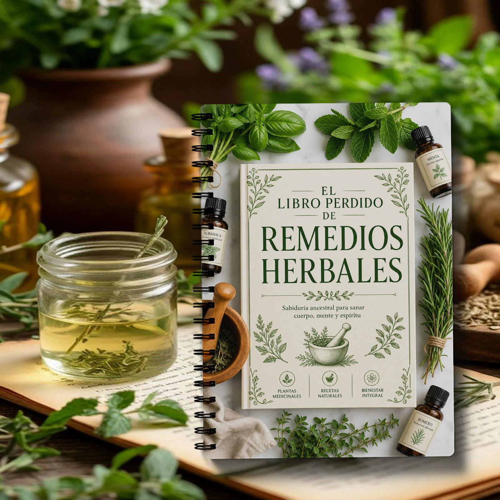 Herbal Wellness Recipes - El Libro Perdido de Remedios Herbales