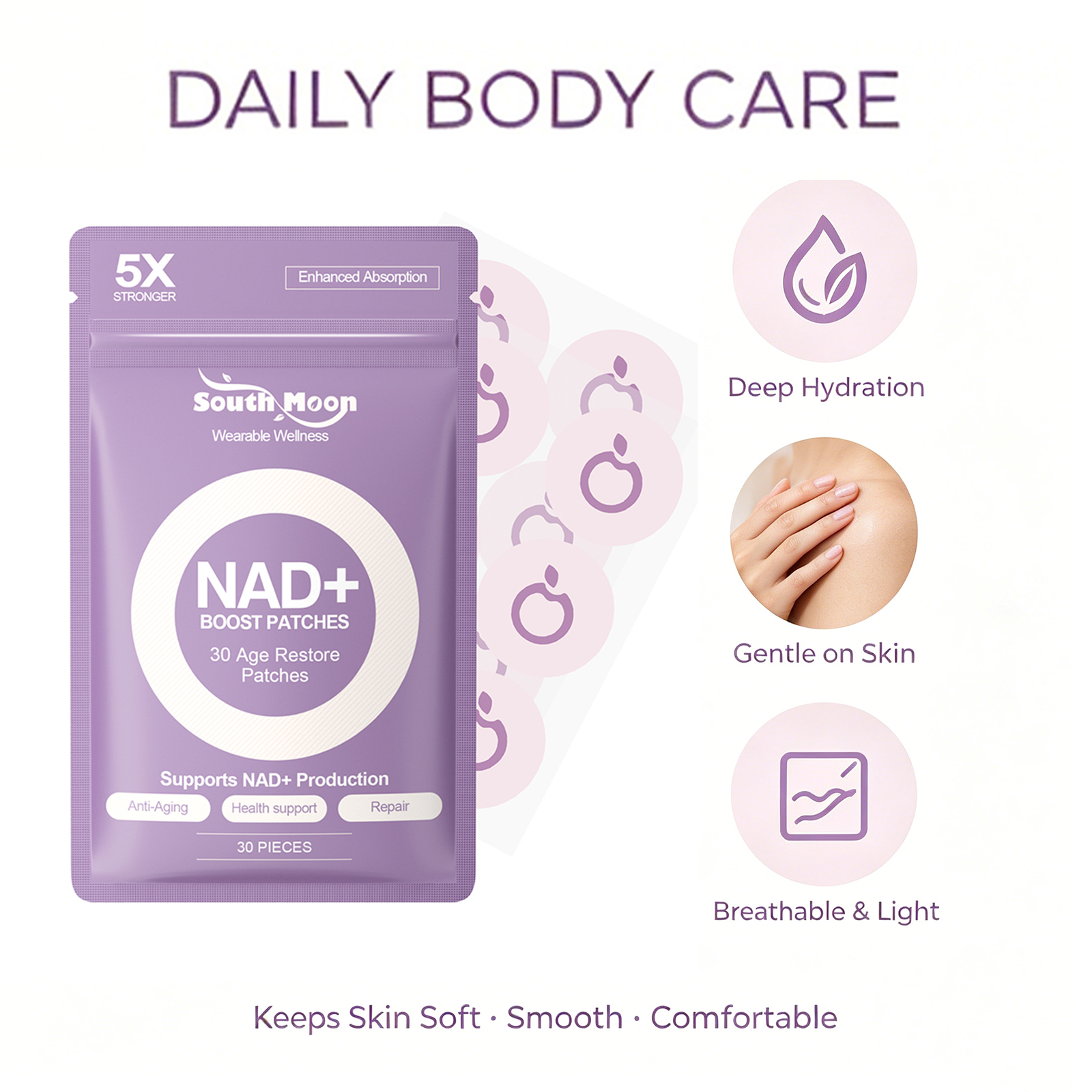 60/120pcs Body Care Patch Mois - Health Wellness 评论和价格